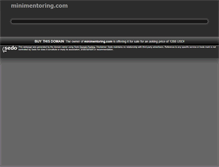 Tablet Screenshot of minimentoring.com